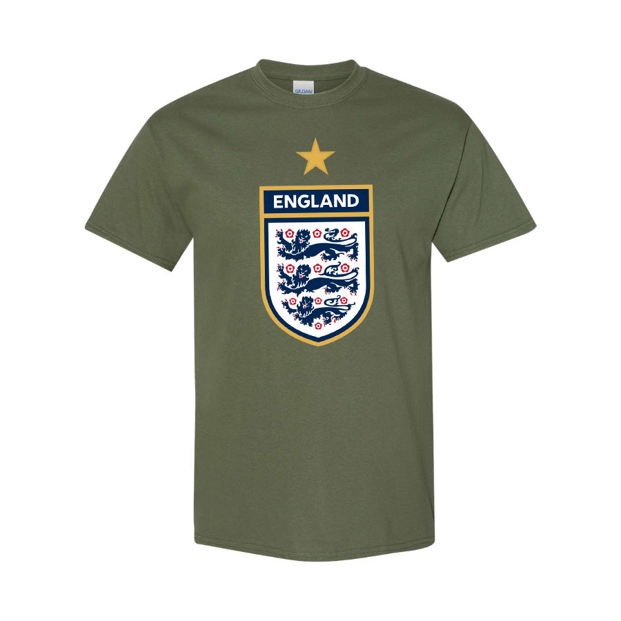 Men's England National Soccer Team Cotton T-Shirt