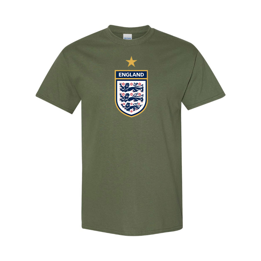 Youth Kids England National Soccer Team Cotton T-Shirt