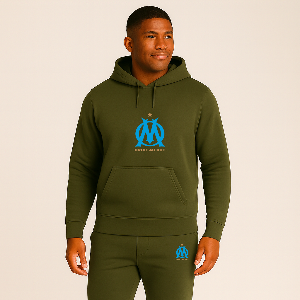 Men's Olympique de Marseille FC Hoodie Joggers Set
