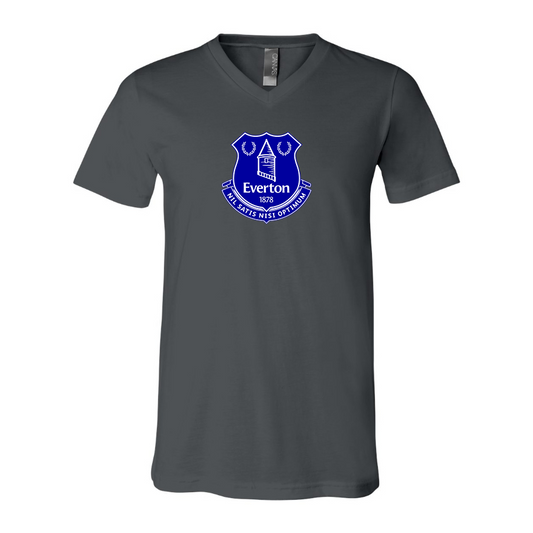 Men’s Everton FC - BELLA + CANVAS - Jersey V-Neck Tee - 3005