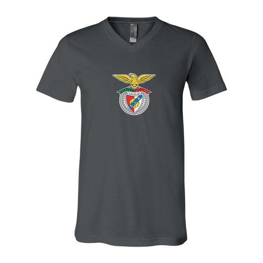 Men’s SL Benfica FC - BELLA + CANVAS - Jersey V-Neck Tee - 3005