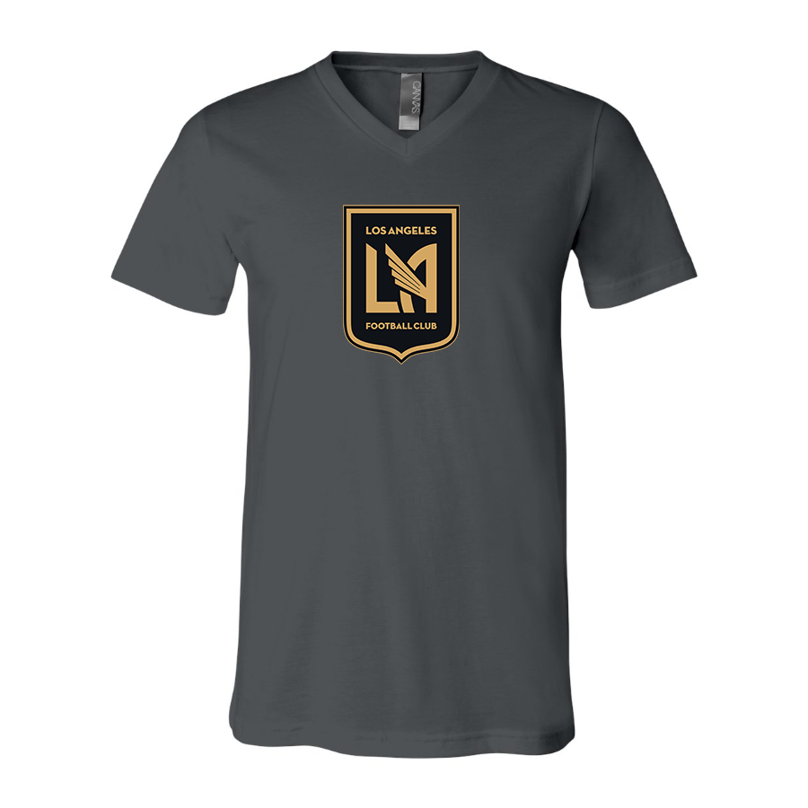 Men’s LAFC Los Angeles Football Club - BELLA + CANVAS - Jersey V-Neck Tee - 3005