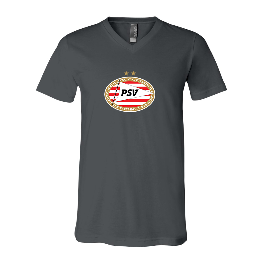 Men’s  PSV Eindhoven FC - BELLA + CANVAS - Jersey V-Neck Tee - 3005