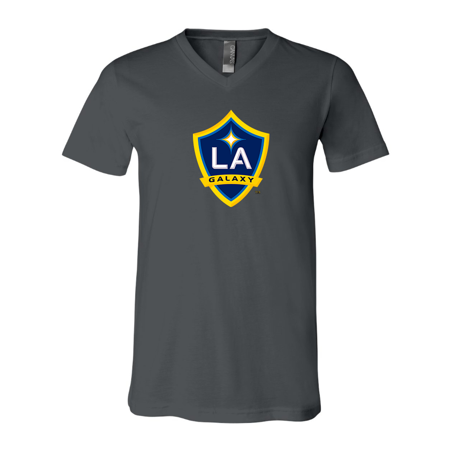 Men’s LA Galaxy FC - BELLA + CANVAS - Jersey V-Neck Tee - 3005