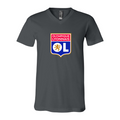 Men’s Olympique Lyonnais FC - BELLA + CANVAS - Jersey V-Neck Tee - 3005