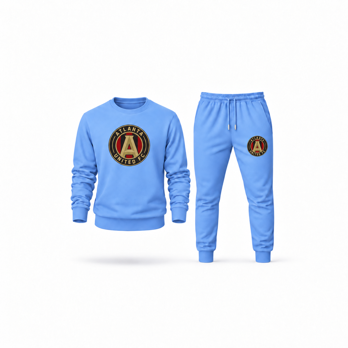 Men's Atlanta United FC Sweatshirt Joggers Set | Color: Carolina Blue | Main