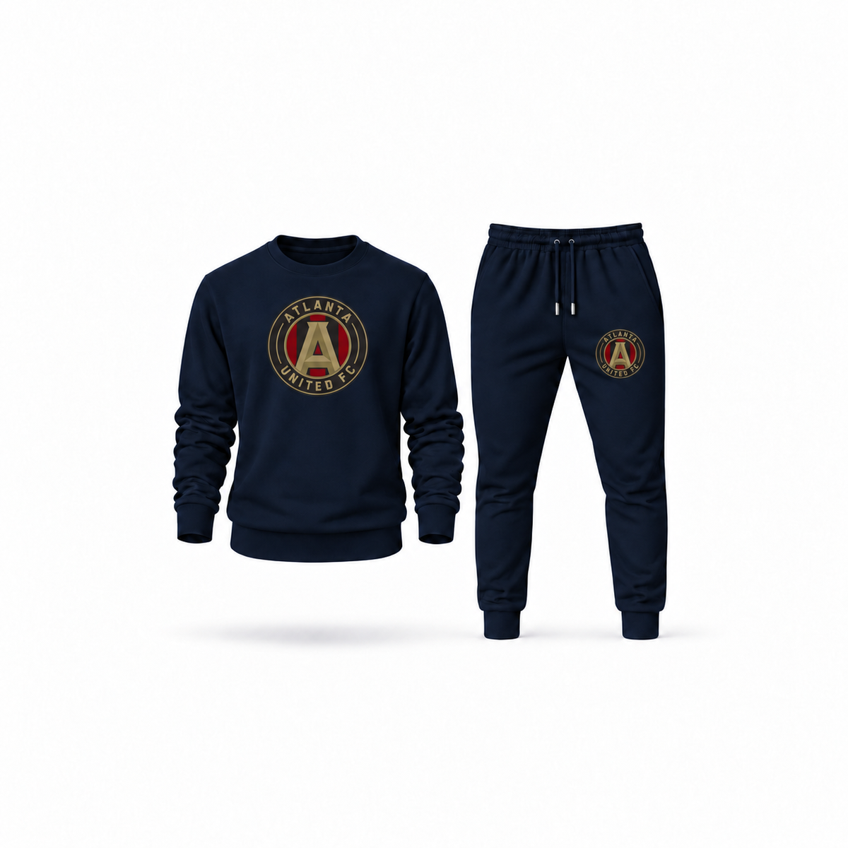 Men's Atlanta United FC Sweatshirt Joggers Set | Color: Navy | Main