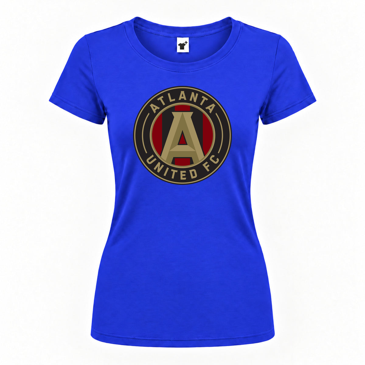 Women's Atlanta United FC Round Neck T-Shirt | Color: Royal Blue