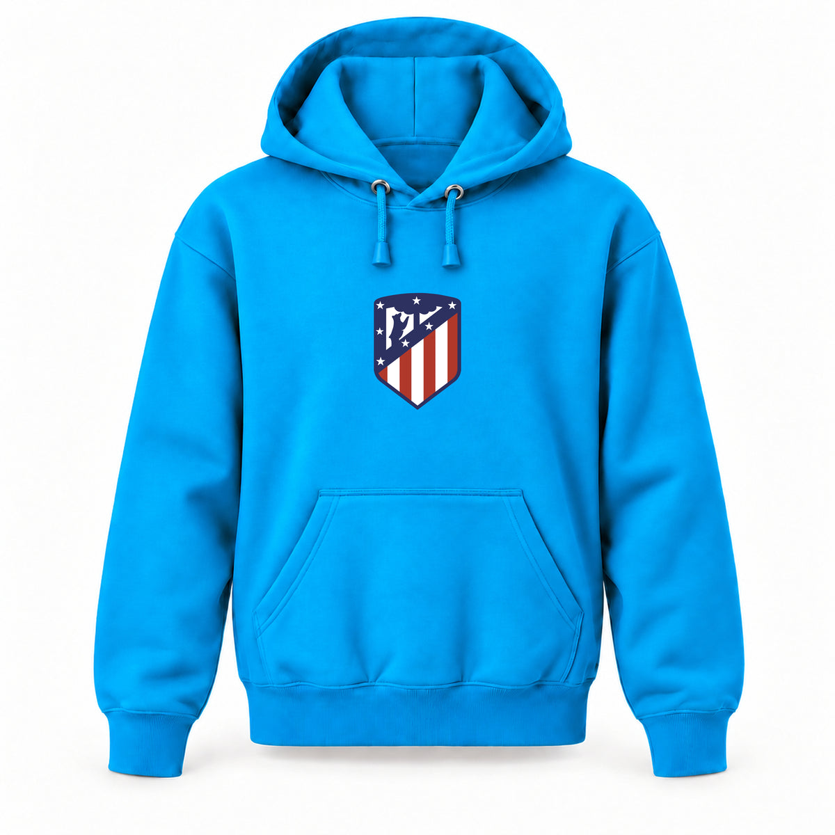 Atletico Madrid FC - Youth Large Hoodie (Ages 10–12) | Color: Turquoise