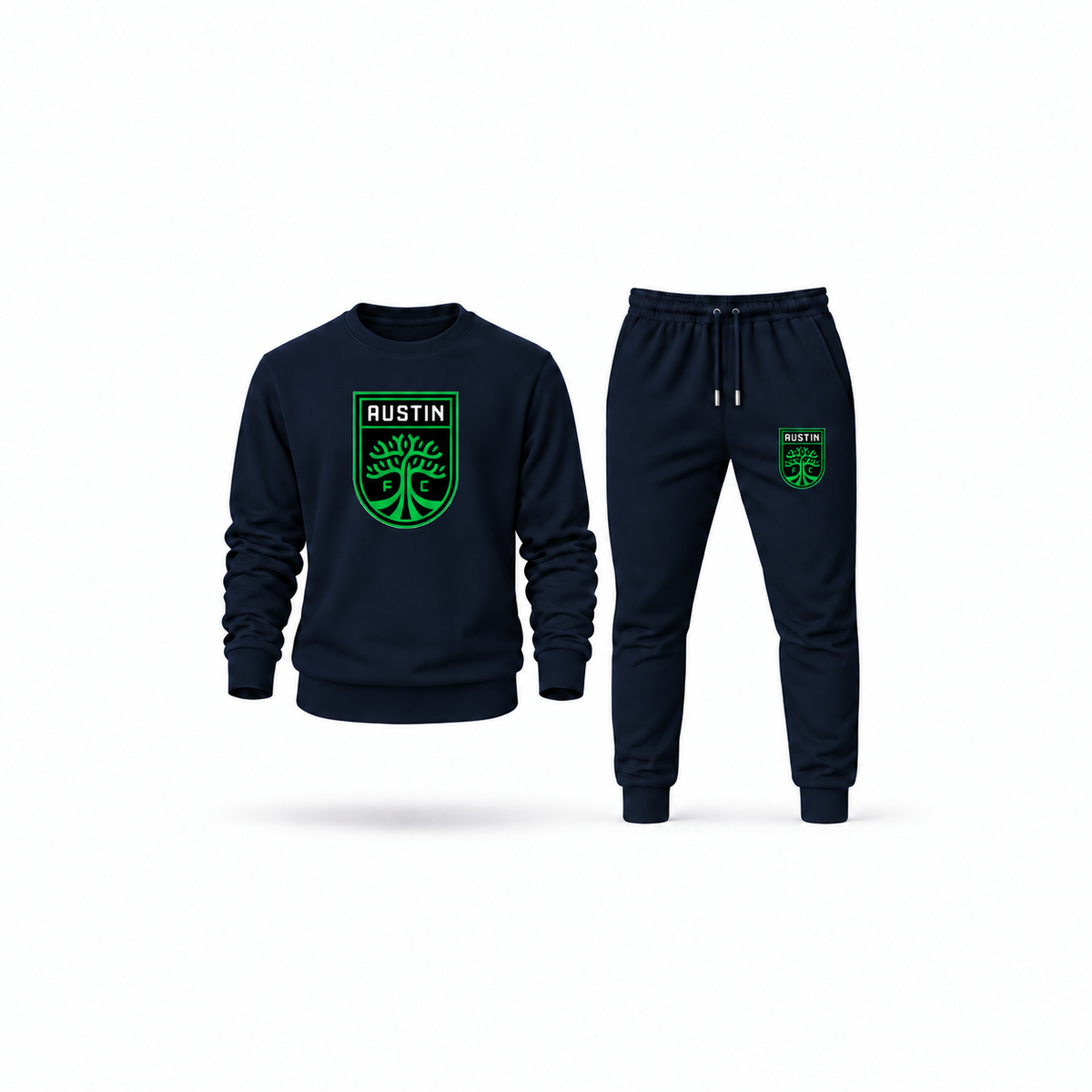 Men's Austin FC Sweatshirt Joggers Set | Color: Navy | Main
