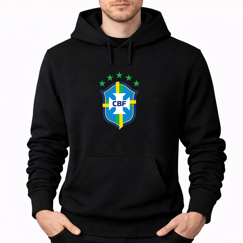 Men's Brazil National Soccer Team Pullover Hoodie