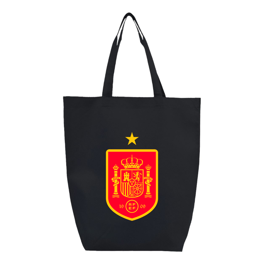Spain Red Logo National Soccer Team -  Q-Tees - Non-Woven Gusset Bottom Tote - Q1251