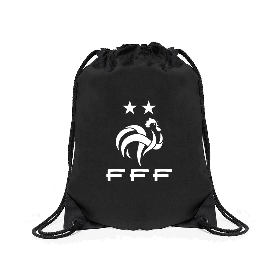 France Soccer Drawstring Bag