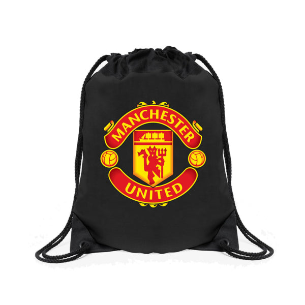 Manchester United Soccer Drawstring Bag