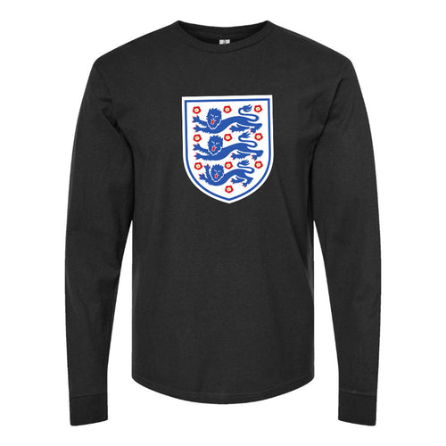 Men's England National Football Team Cotton Long Sleeve T-Shirt