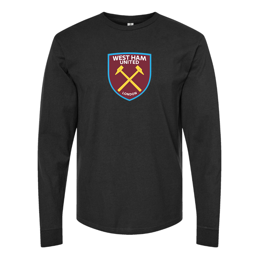 Men's West Ham United FC Cotton Long Sleeve T-Shirt