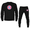 Men's F.C. Bayern Munchen Soccer Logo Crewneck Sweatshirt Joggers Suit