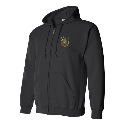 Men's Germany Soccer Zipper Hoodie