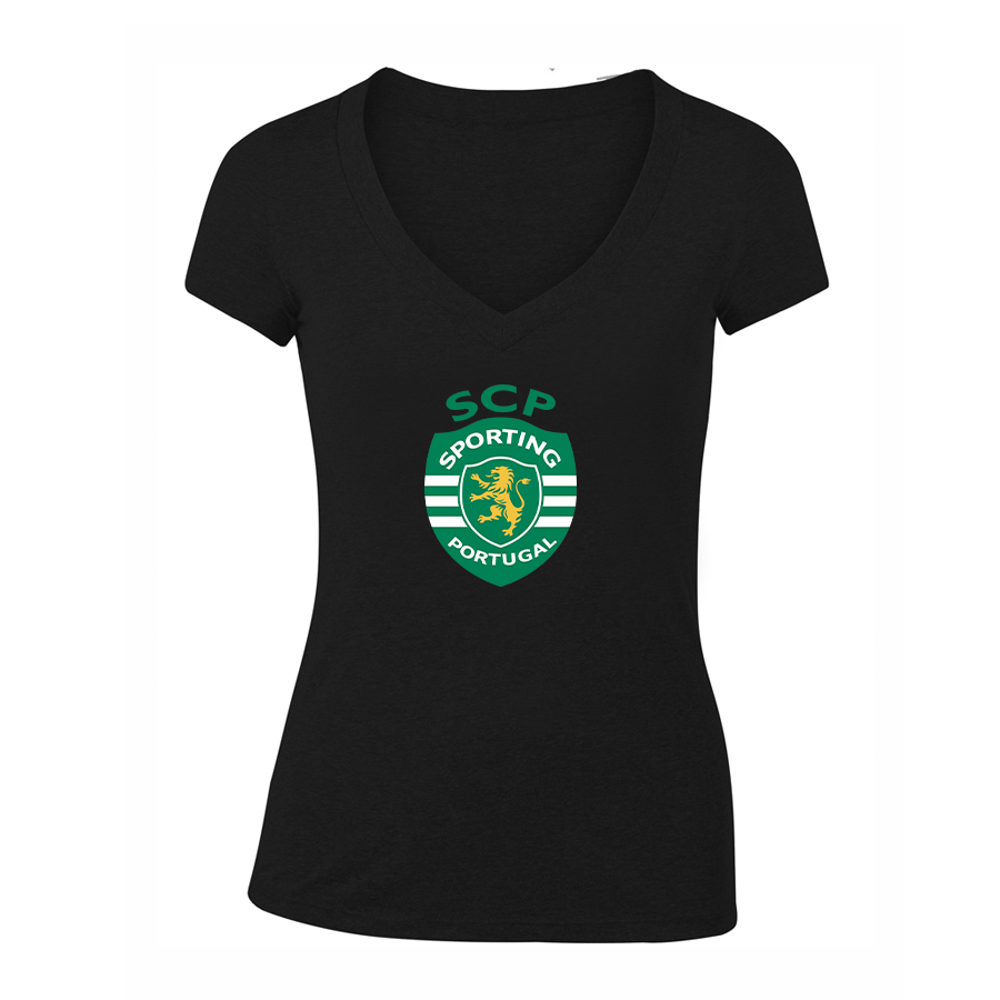 Women's Sporting CP FC V-Neck T-Shirt