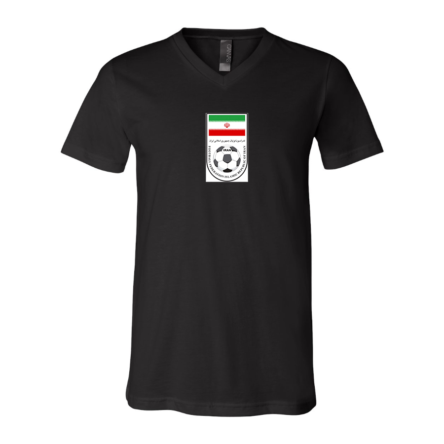 Men’s Iran National Soccer Team - BELLA + CANVAS - Jersey V-Neck Tee - 3005