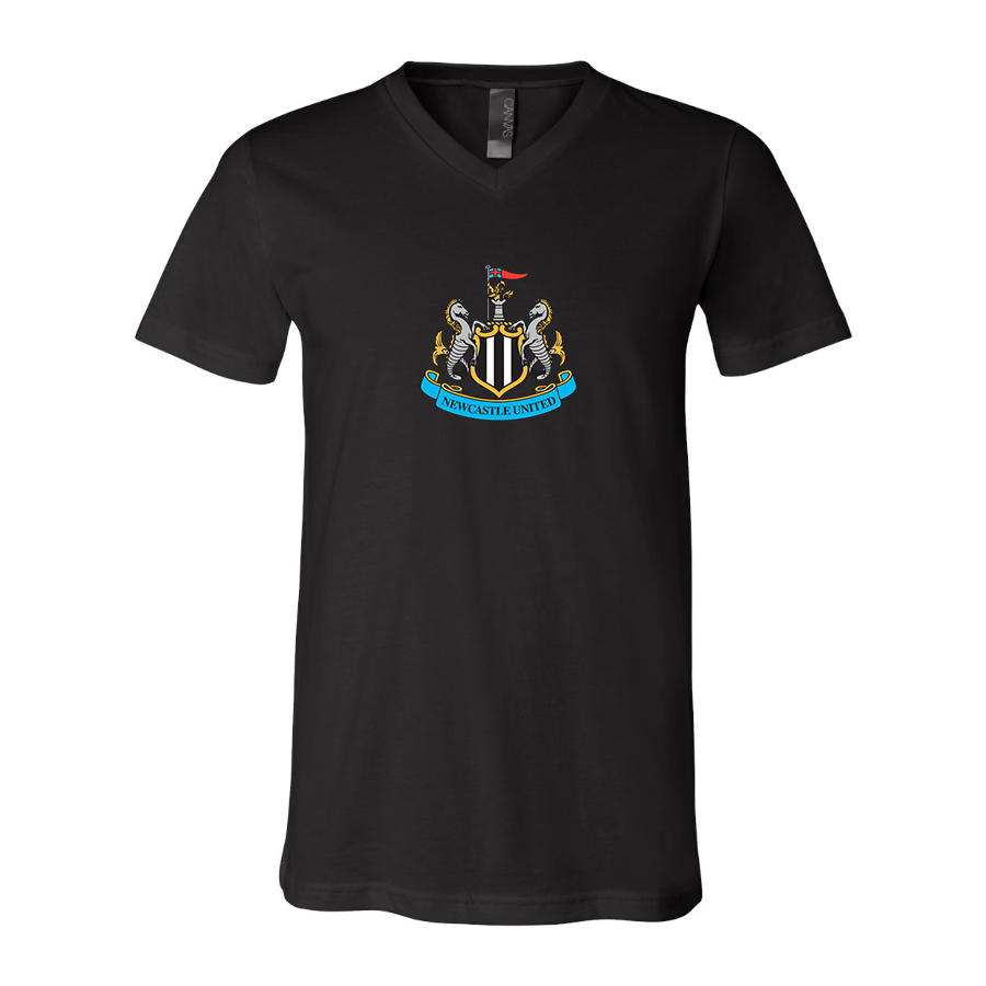 Men’s Newcastle United FC - BELLA + CANVAS - Jersey V-Neck Tee - 3005