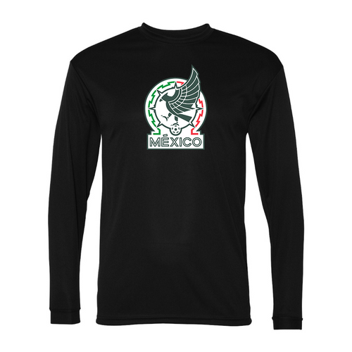 Men’s Mexico Soccer Performance Long Sleeve T-Shirt