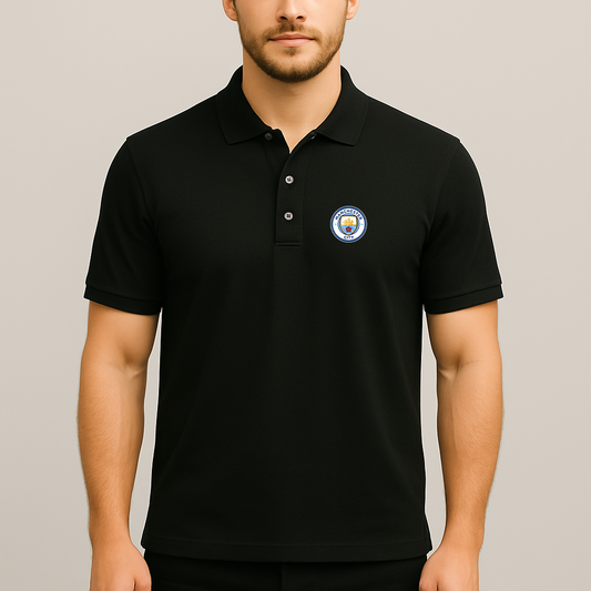 Men's Manchester City Soccer Dry Blend Polo