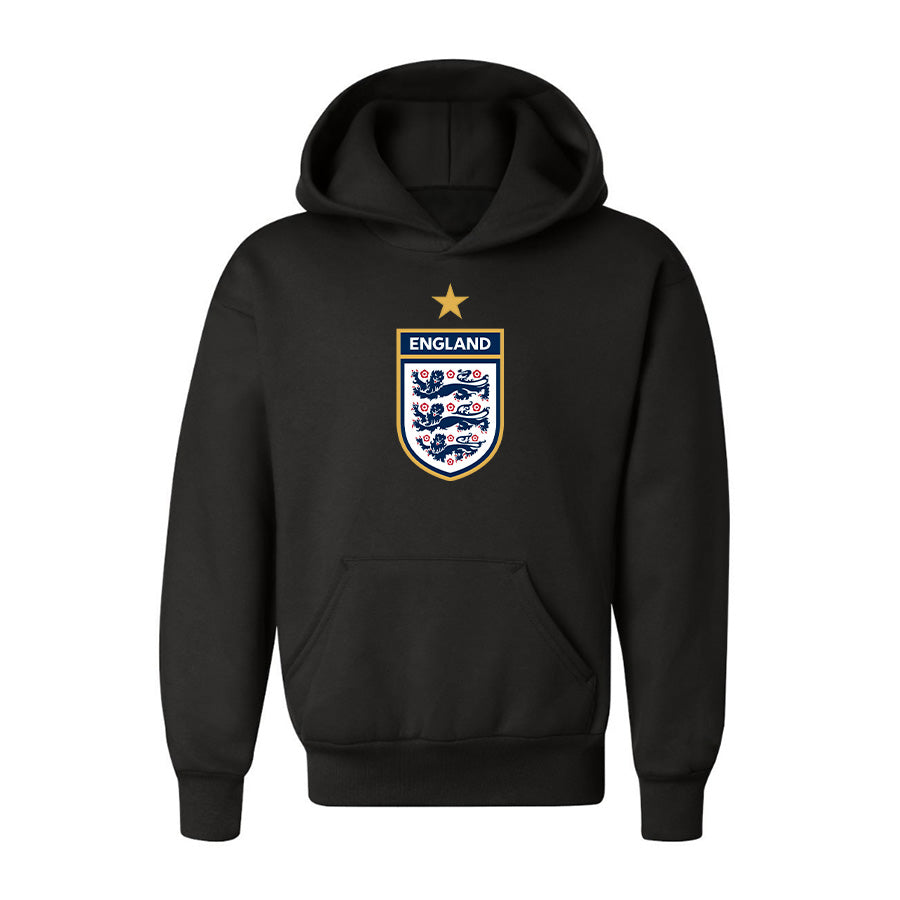 Youth Kids England National Soccer Team  Pullover Hoodie