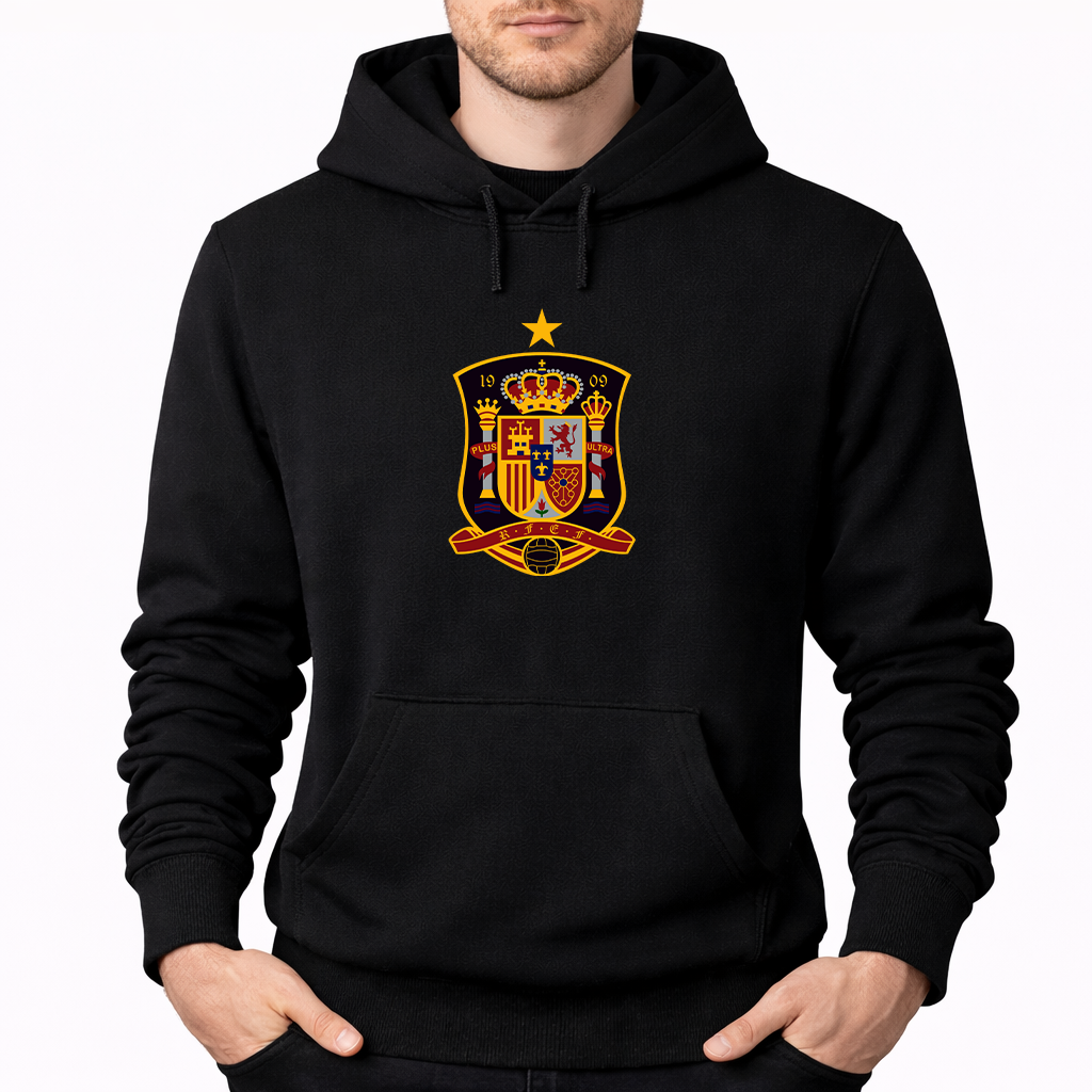 Men's Spain National Soccer Team Pullover Hoodie