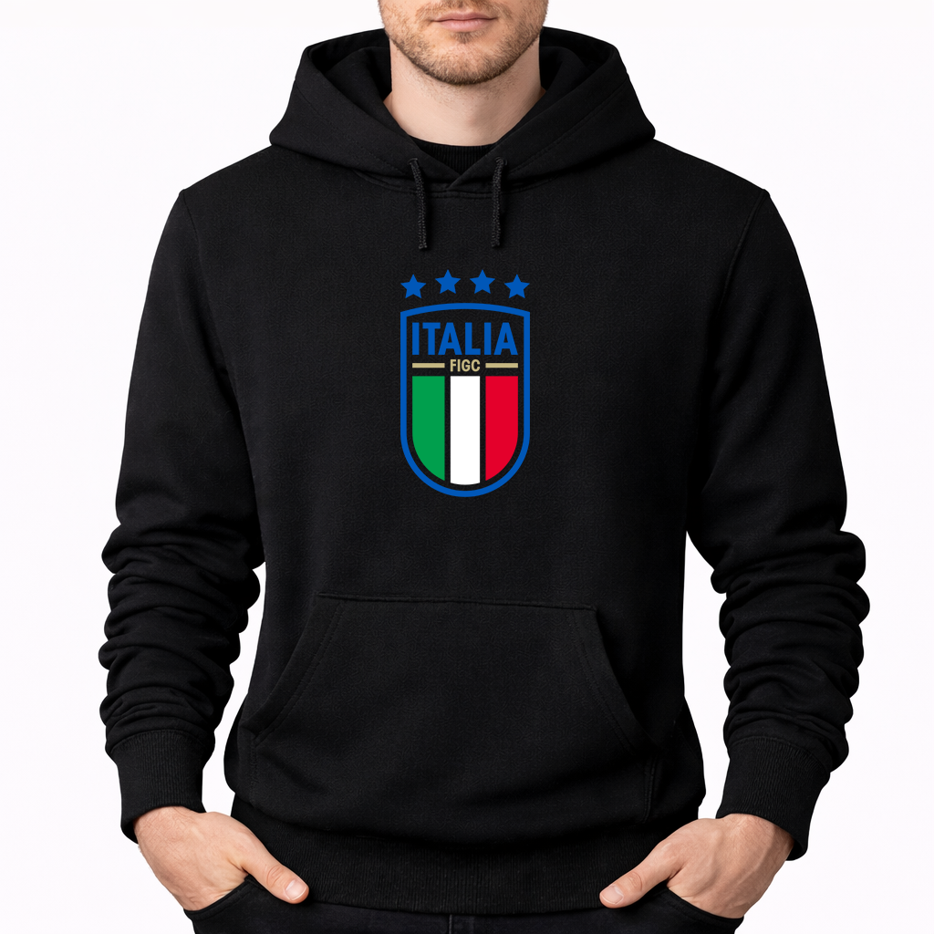 Men's Italy National Soccer Pullover Hoodie