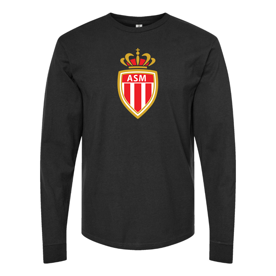 Youth Kids AS Monaco FC Long Sleeve T-Shirt