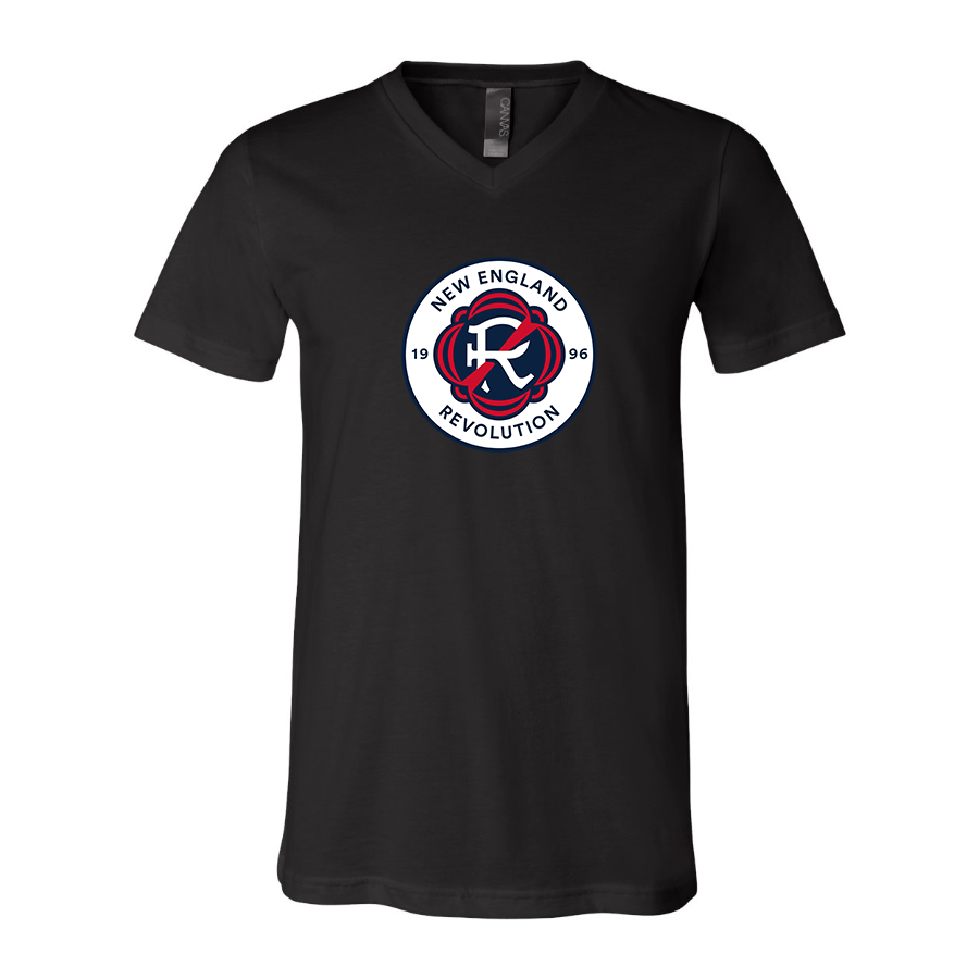 Men’s  New England Revolution FC - BELLA + CANVAS - Jersey V-Neck Tee - 3005