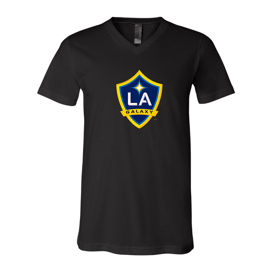 Men’s LA Galaxy FC - BELLA + CANVAS - Jersey V-Neck Tee - 3005