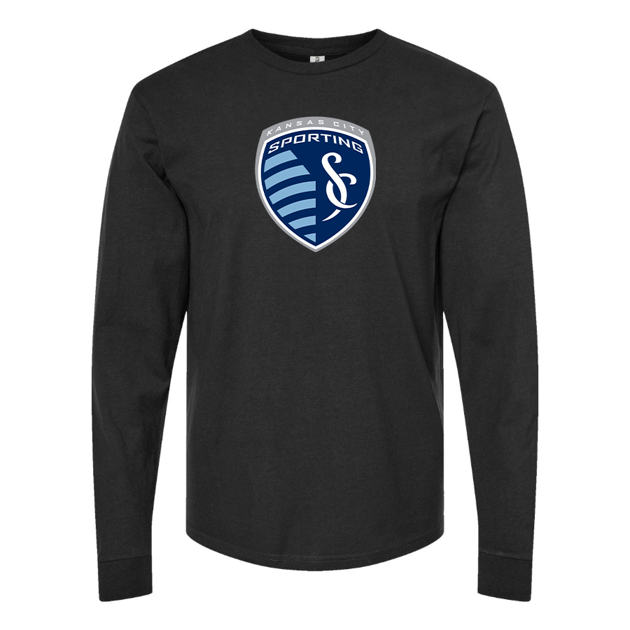 Youth Kids Sporting Kansas City FC Long Sleeve T-Shirt