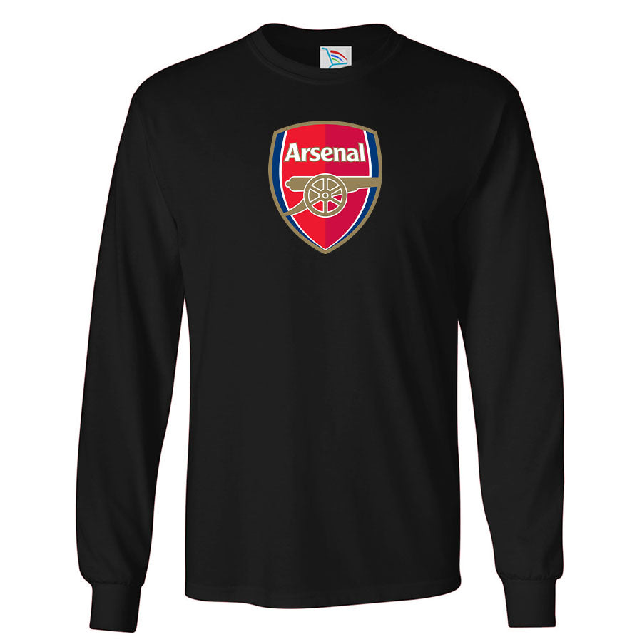 Men's Arsenal Soccer Cotton Long Sleeve T-Shirt