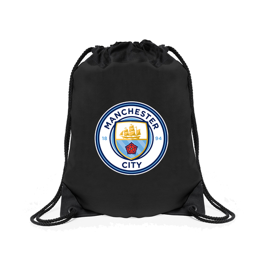 Manchester City Soccer Drawstring Bag