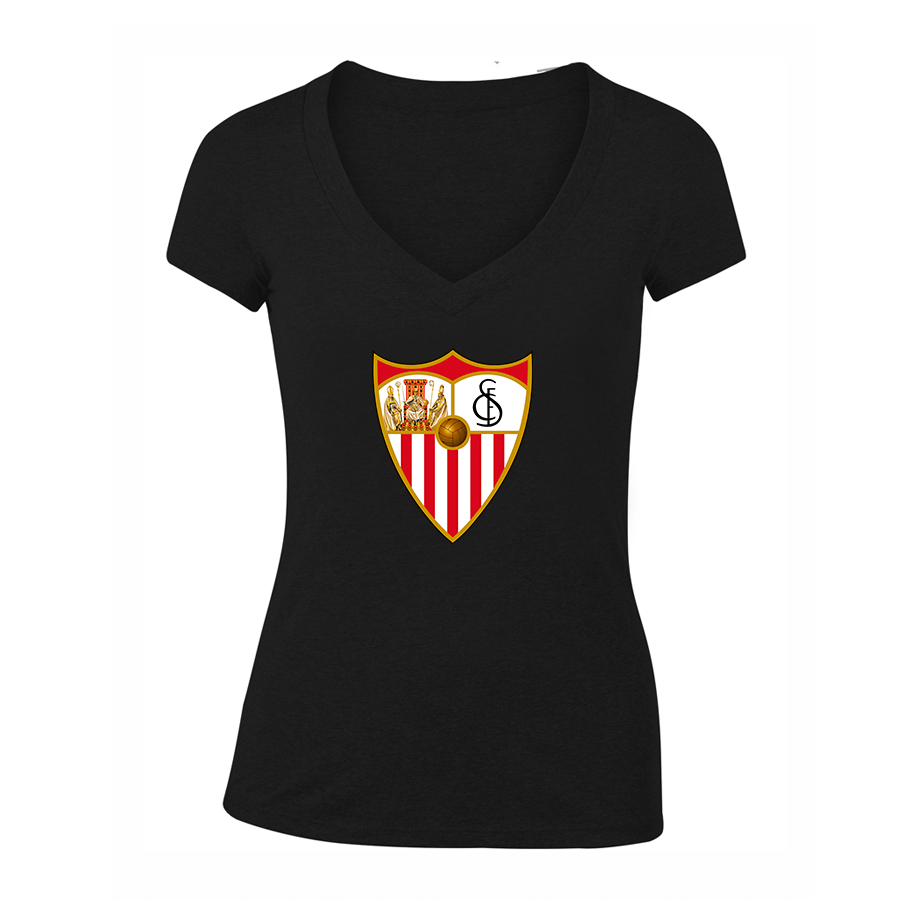 Women's Sevilla FC V-Neck T-Shirt