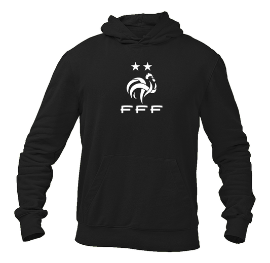 Men's France Soccer Pullover Hoodie