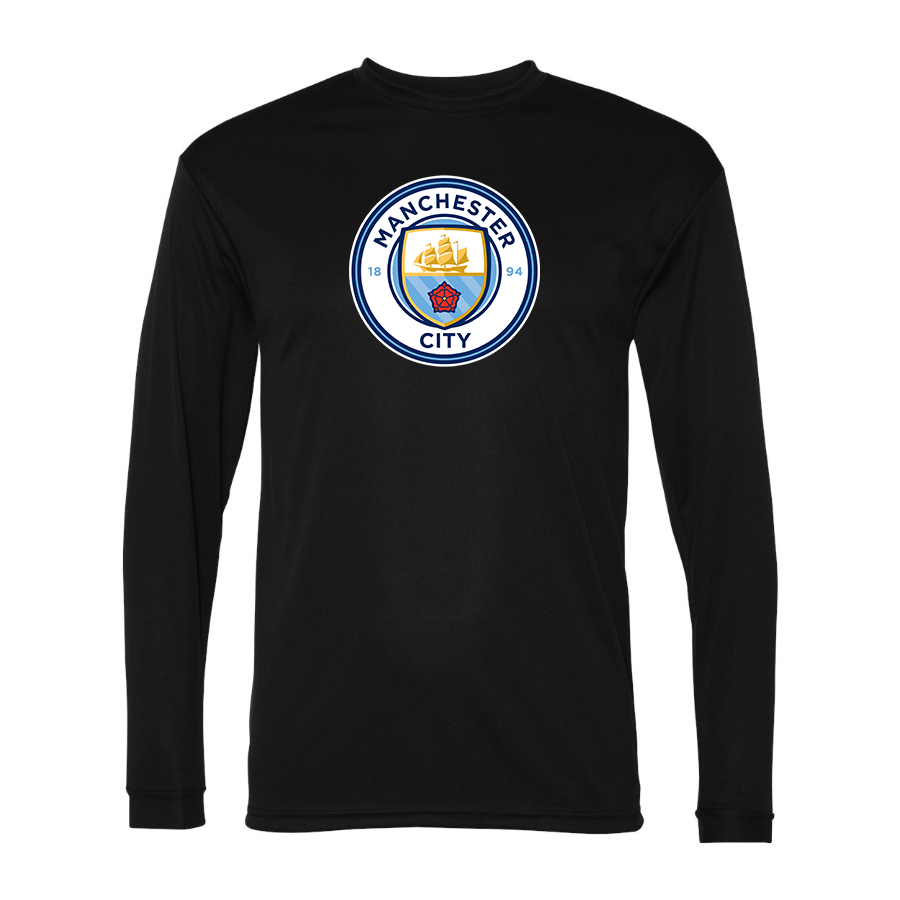 Men’s Manchester City Soccer - C2 Sport - Performance Long Sleeve T-Shirt - 5104