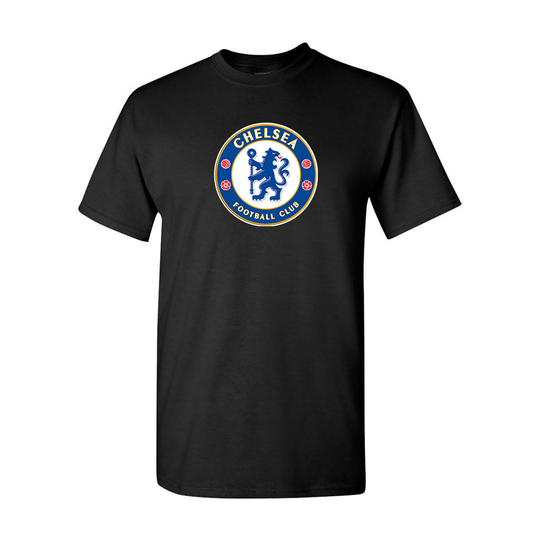 Youth Kids Chelsea Soccer Cotton T-Shirt