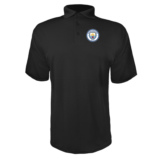 Men's Manchester City Soccer Polyester Polo