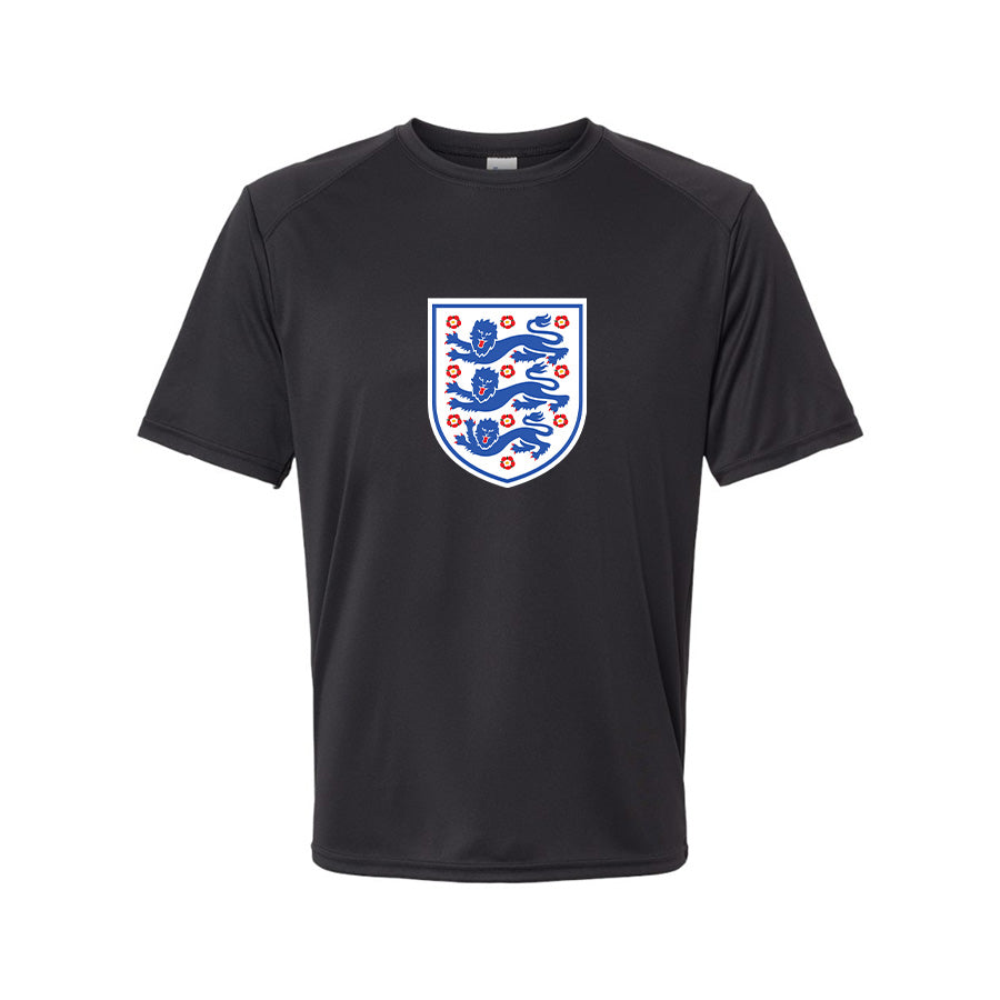 Youth Kids England National Football Team Performance T-Shirt