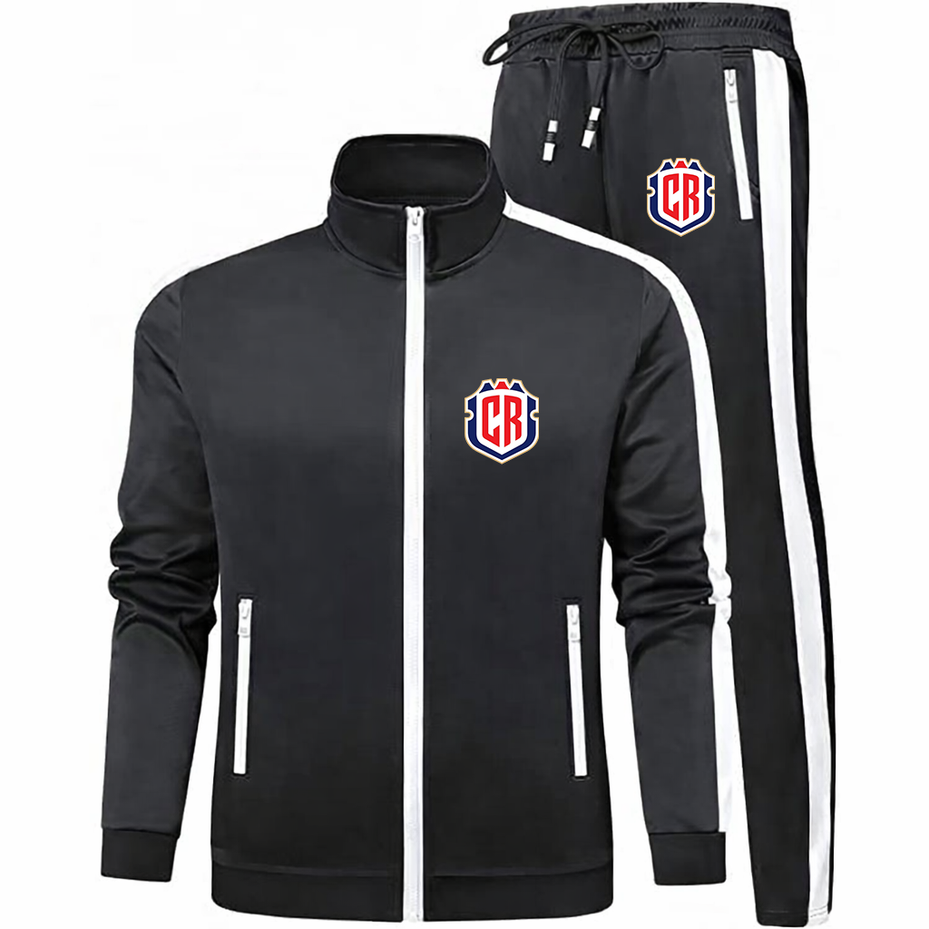 Men's Costa Rica National Soccer Team Dri-Fit TrackSuit
