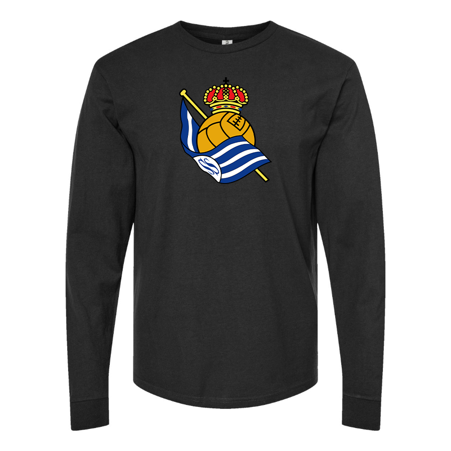 Men's Real Sociedad FC Long Sleeve T-Shirt