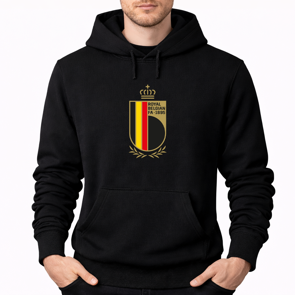Men's Belgium National Soccer Team Pullover Hoodie