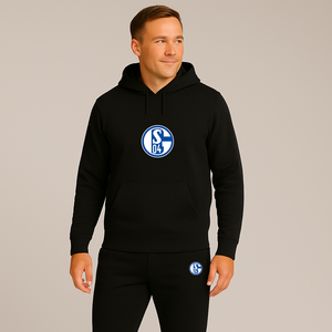Men's Schalke 04 FC Hoodie Joggers Set