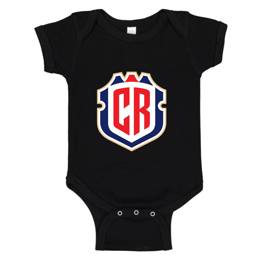 Costa Rica National Soccer Team Baby Romper Onesie