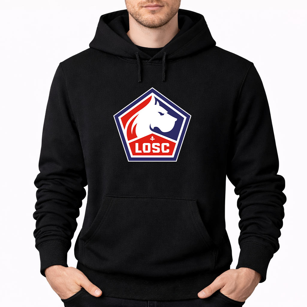 Men's Lille Olympique FC Pullover Hoodie