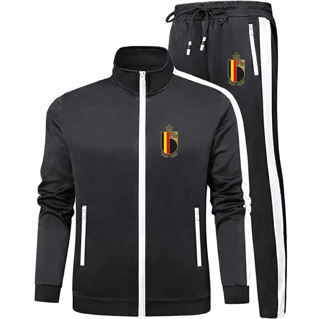 Men's Belgium National Soccer Team Logo Dri-Fit TrackSuit