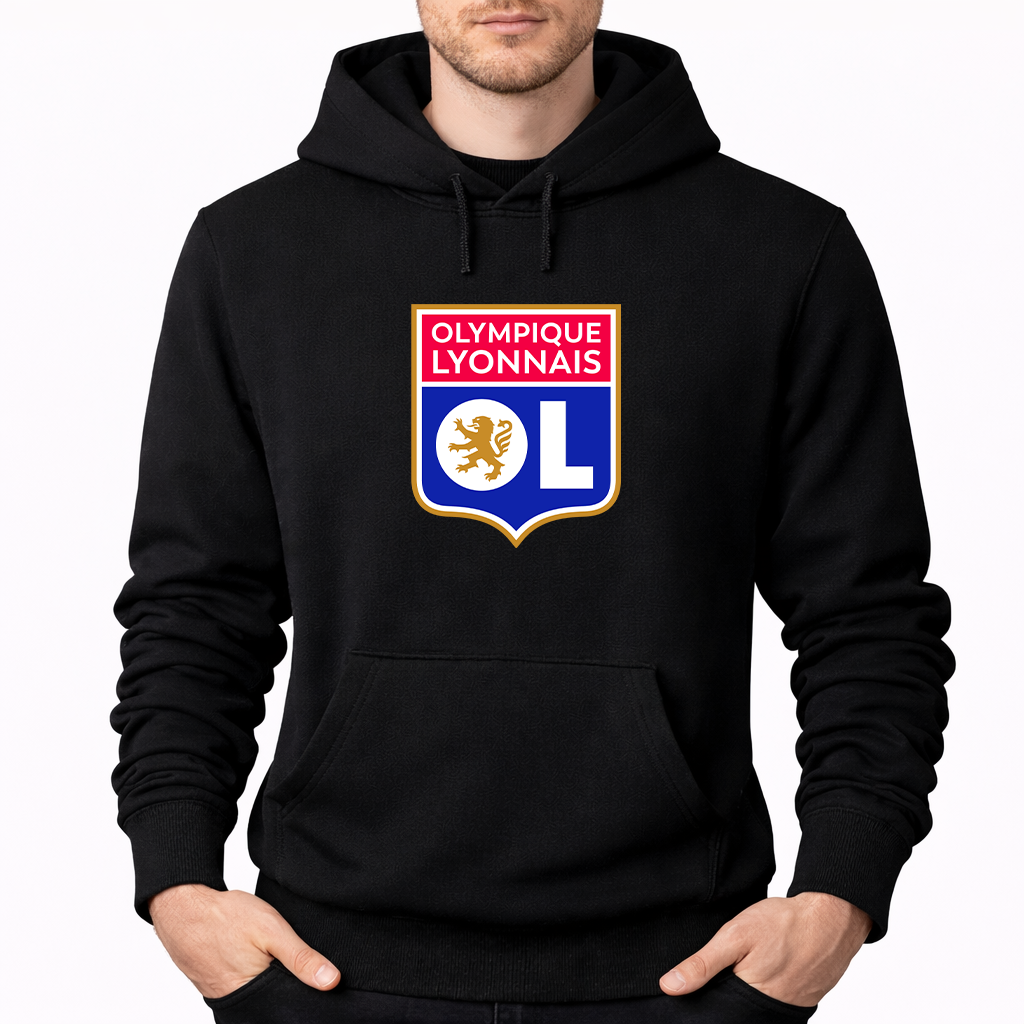 Men's Olympique Lyonnais FC Pullover Hoodie